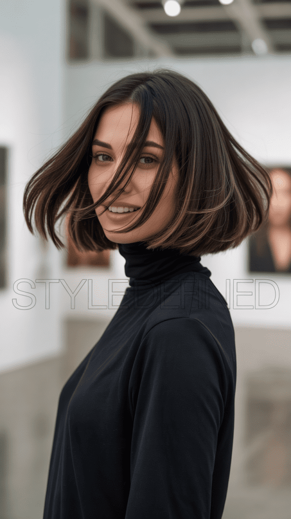 Layered French Bob with Movement
