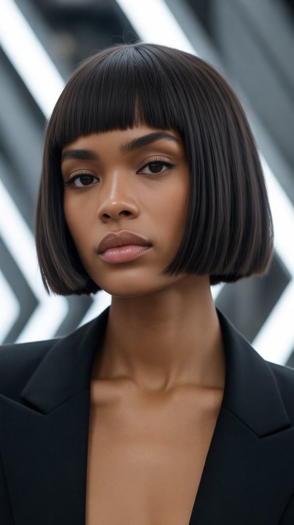 Precision Cut Geometric Bob