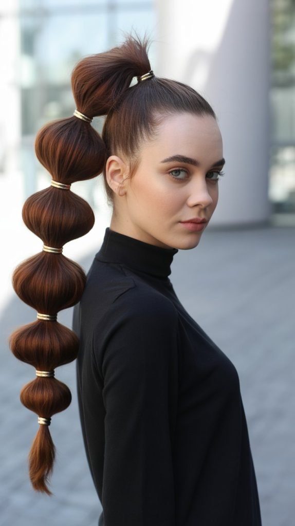  Bubble Ponytail