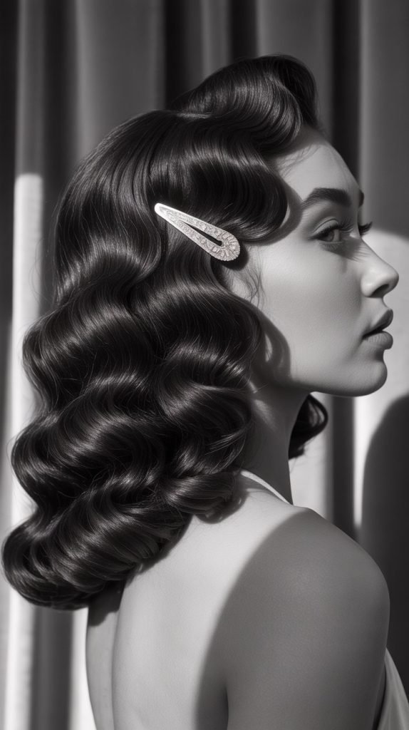 Side-Swept Finger Waves