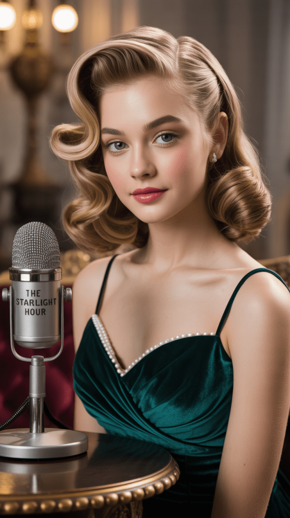 Soft Vintage Victory Rolls