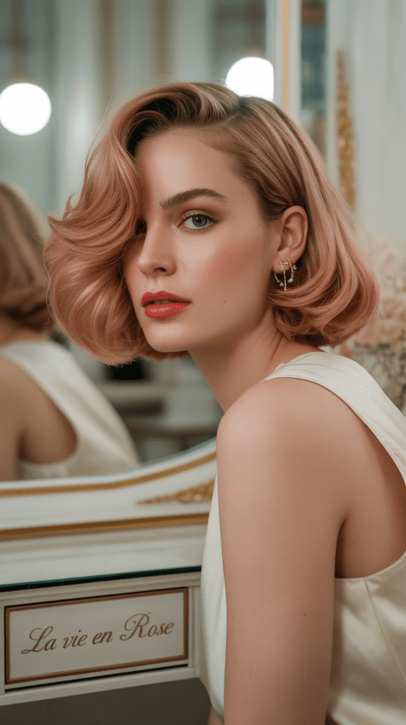  Shaggy Bob with Crimped Texture