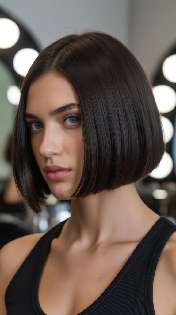 Smooth and Polished French Bob