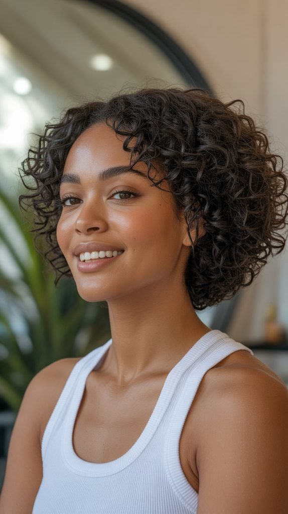 Protective Style Jawline Bob