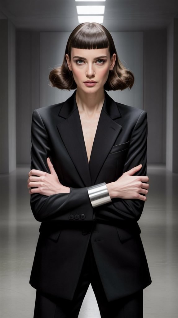 Blunt Micro Fringe with Defined Waves