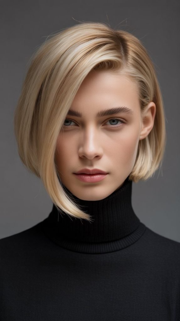 Razor-Cut Asymmetrical Bob