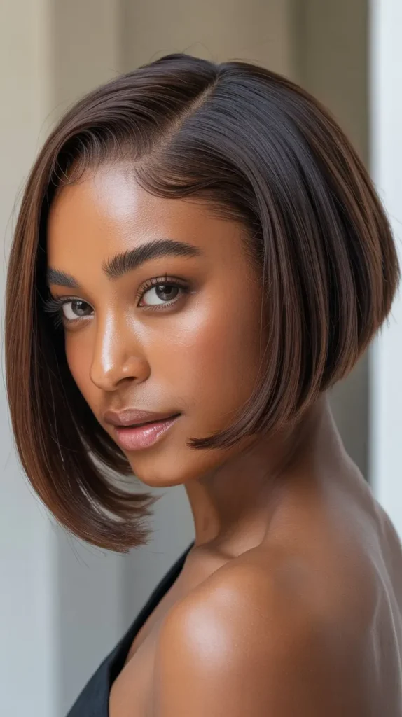 Bob with Angled Front Pieces