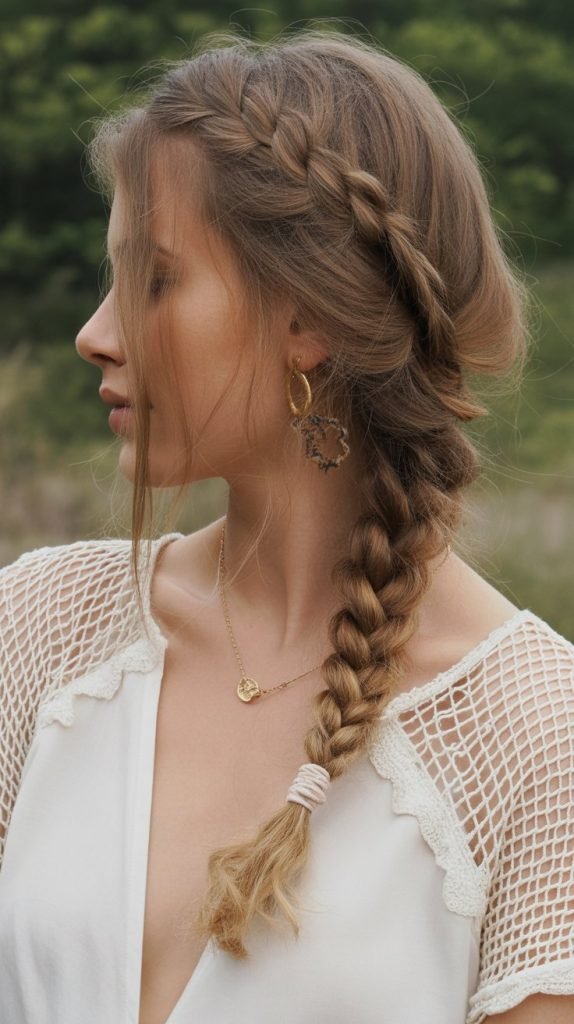 Bohemian Side Braid