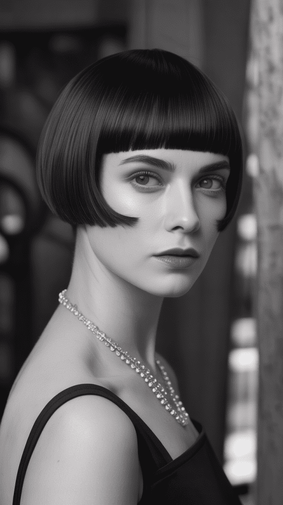 1920s Louise Brooks Bob-Pixie Hybrid