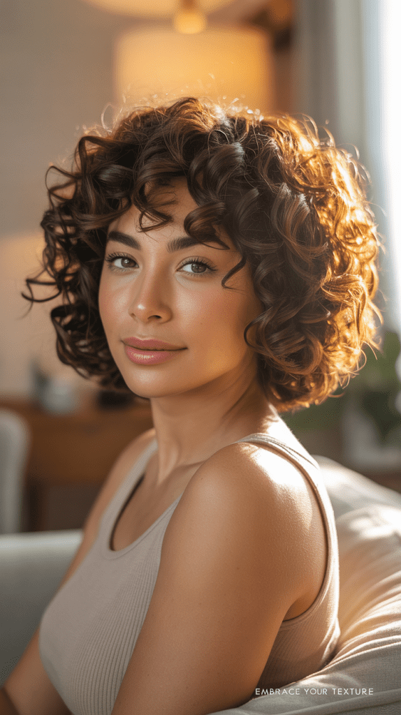Curly Bob with Definition