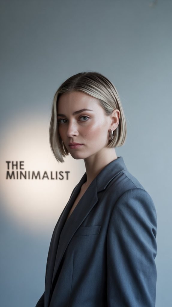 Stacked Bob with Modern Minimalism