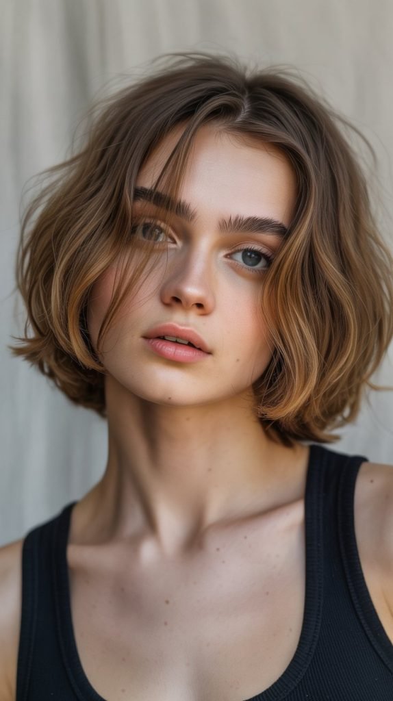 17. Shaggy Bob for Long Faces