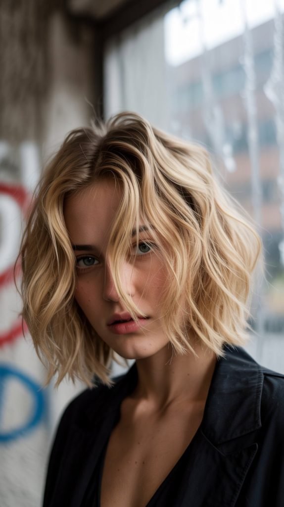 The Messy Textured Bob