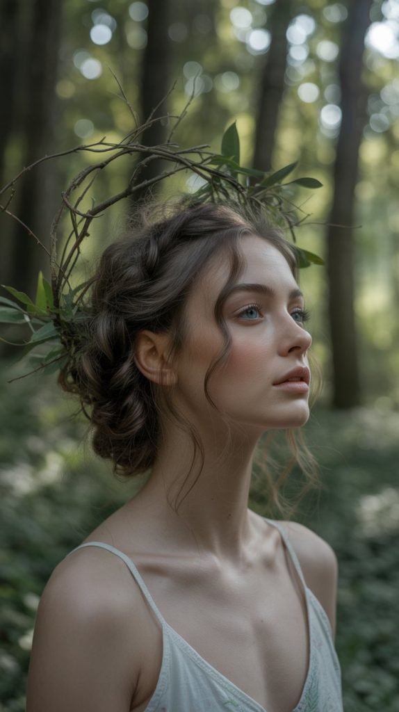 7. Enchanted Forest Updo