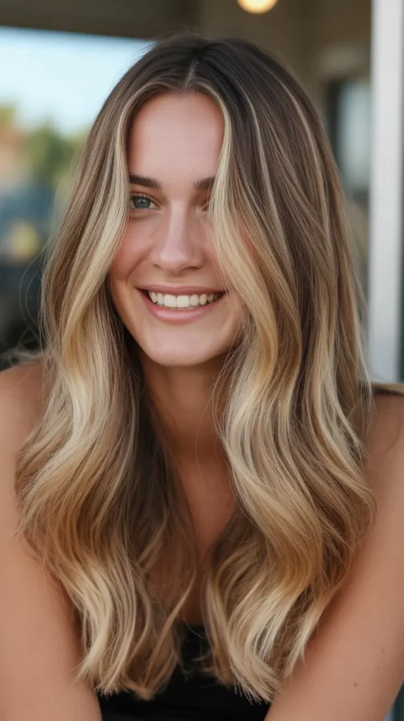 Money Piece with Ombré Balayage