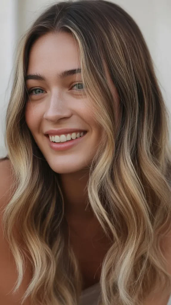 Money Piece with Sombre Balayage