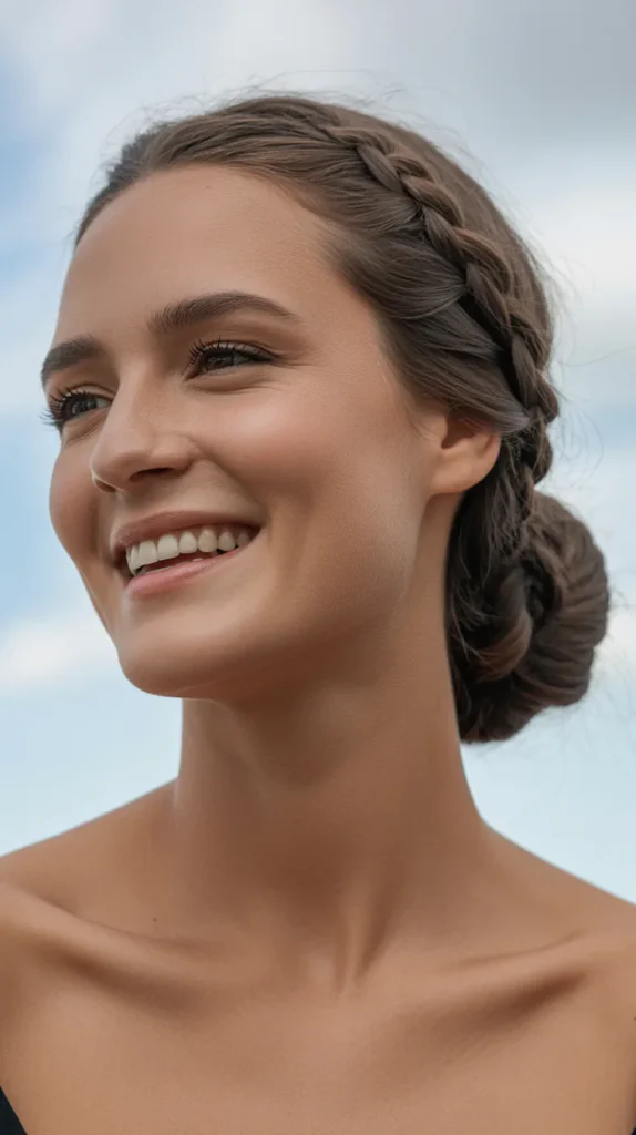 22. Low Braided Bun