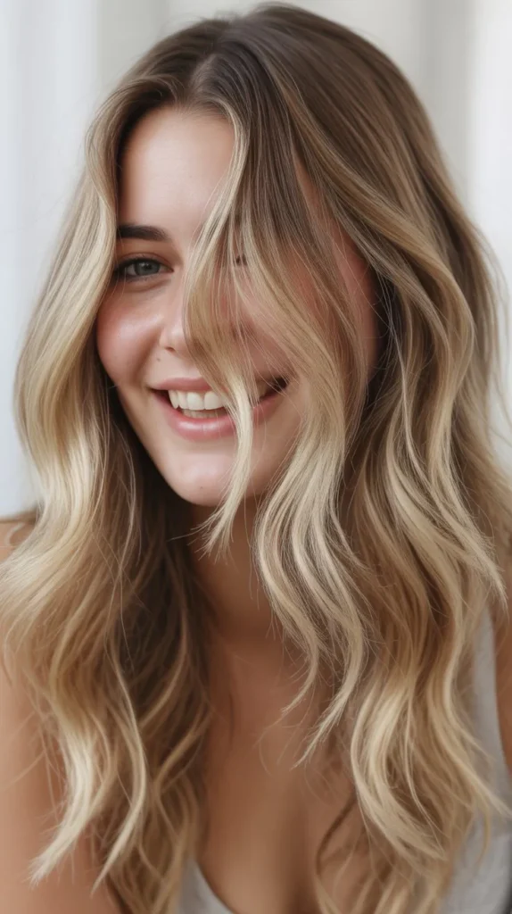 Money Piece with Babylights Balayage