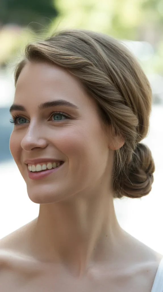20. Side-Pinned Chignon