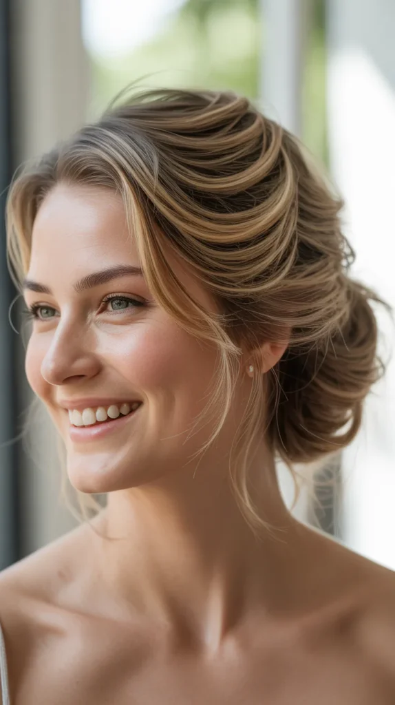 Textured Side Chignon