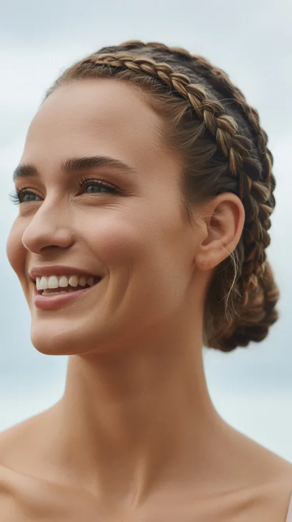 Double Dutch Braids into Bun