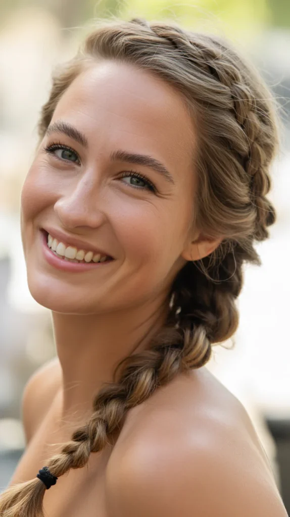 24. Braided Side Sweep