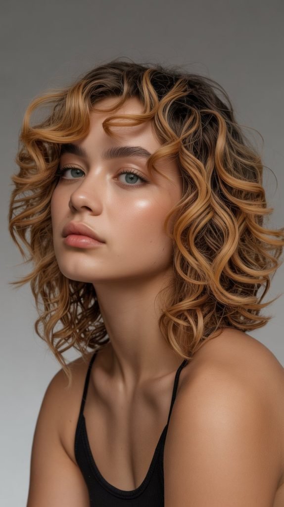  Bold Jellyfish Cut with Statement Curls