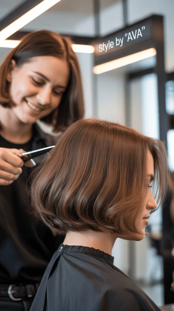 Ear-Length Bob with Personalized Customization