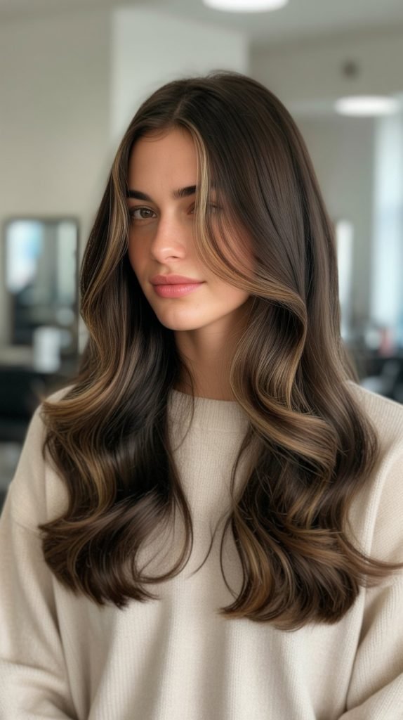 Stunning Lowlights for Dark Brown Hair on Brunettes