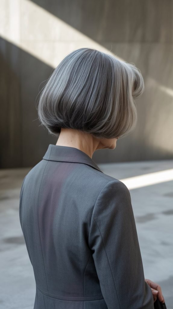 Structured Bob Back View