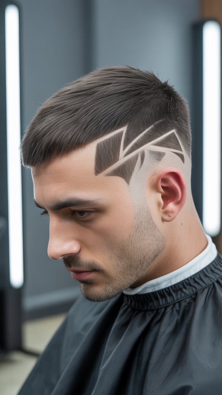 Jellyfish Cut with Razor-Sharp Lines