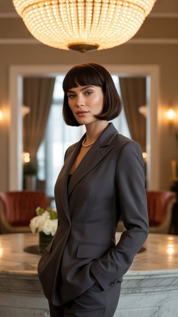  Structured Bob with Defined Fringe