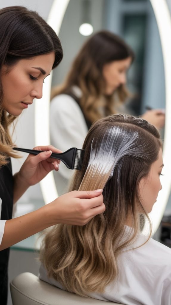 Balayage Blending Technique