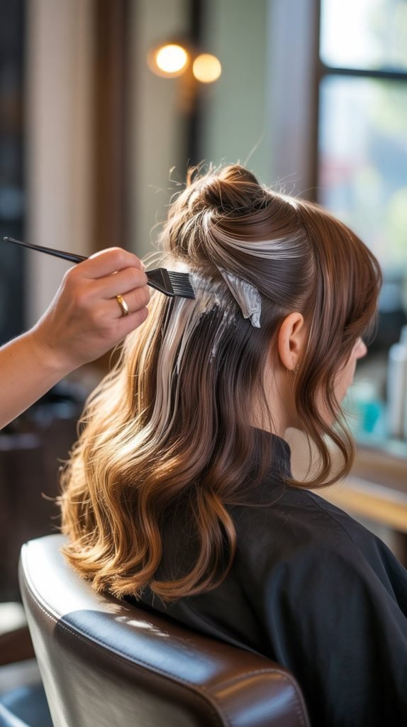 Balayage Gray Blending