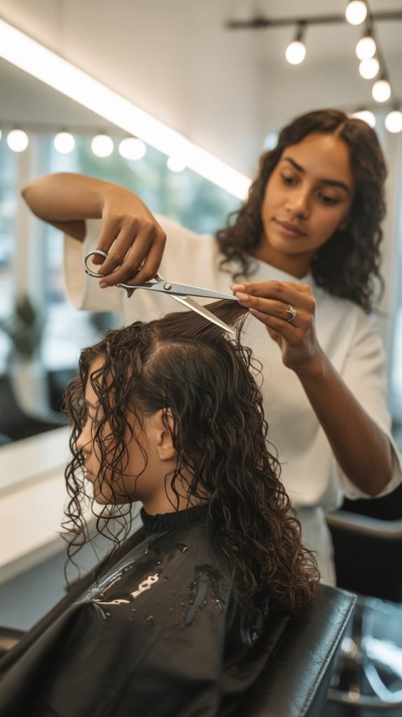  Wet Cutting Techniques for Specific Curl Patterns