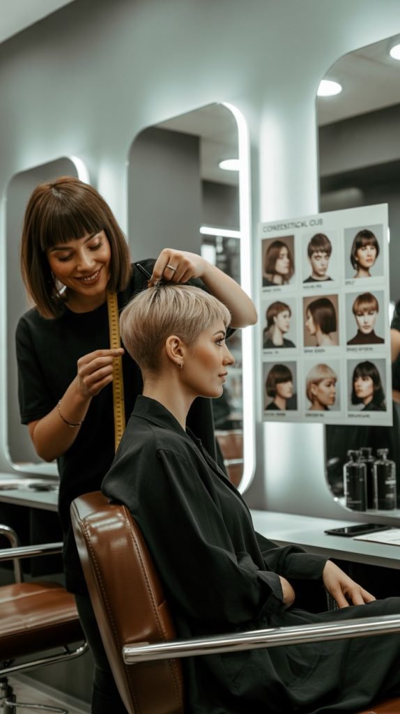 Customized Face-Shape Pixie