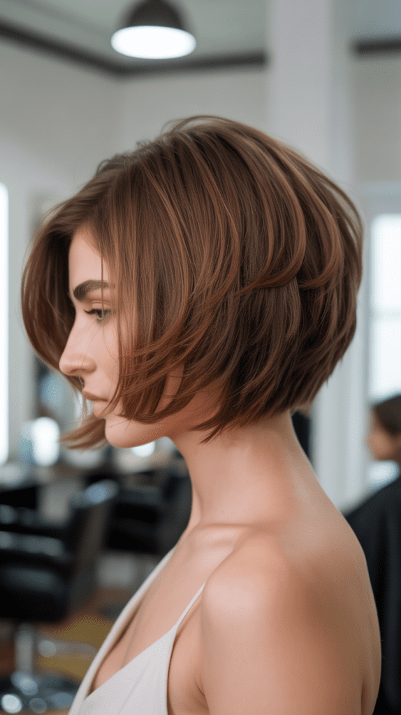 Graduated Layered French Bob