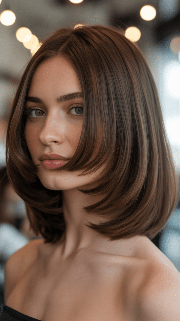 Layered Bob with Seamless Blending