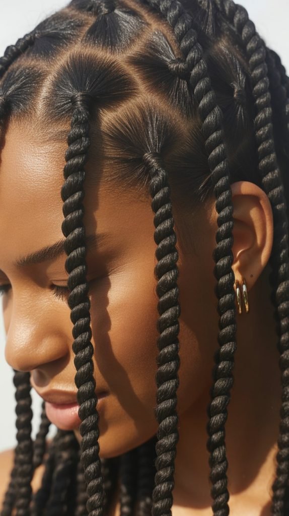 Chunky Flat Twists
