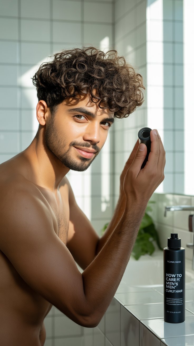 How to Care for Men's Curly Hair