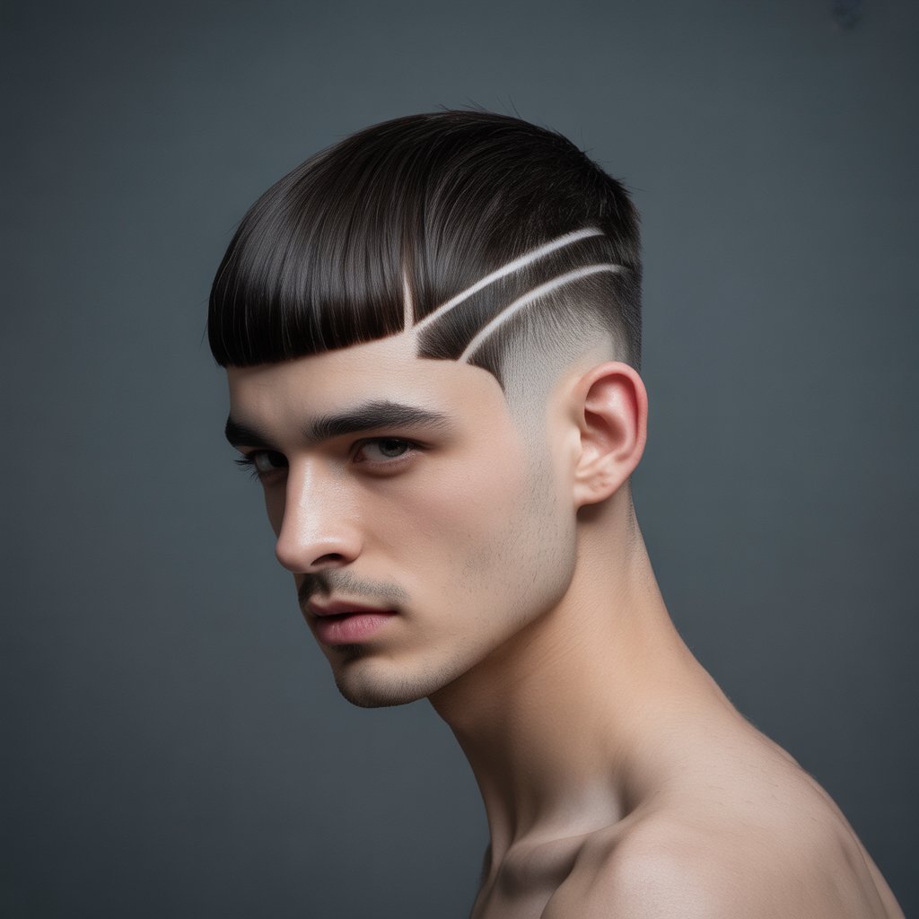 Straight Hair Jellyfish Cut