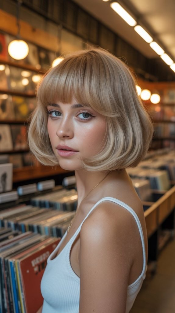  The Curtain Bang Bob