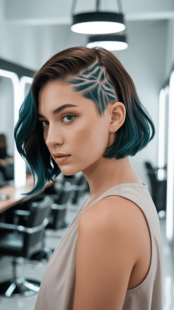Personalized Signature Bob with Custom Undercut Art