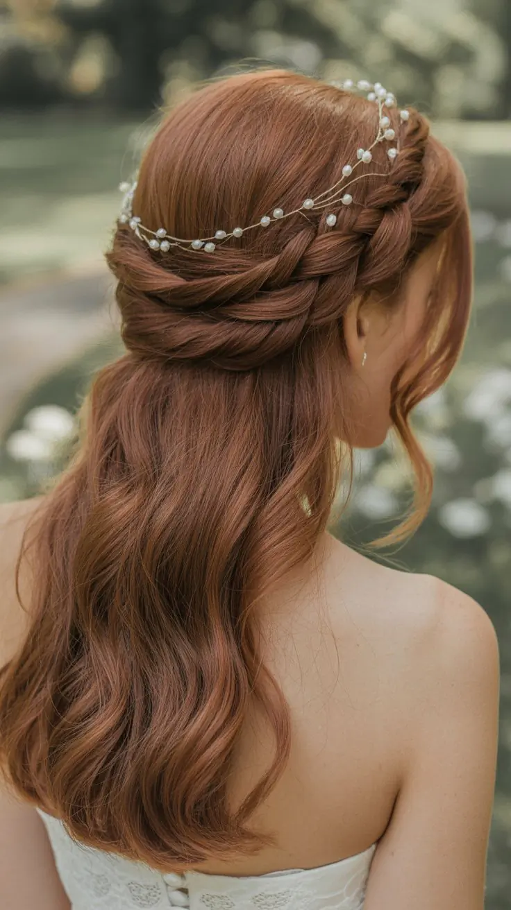 Half-Up Twisted Crown