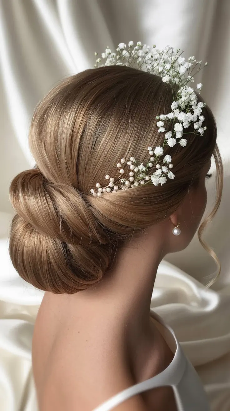 Crown Twist with Low Bun