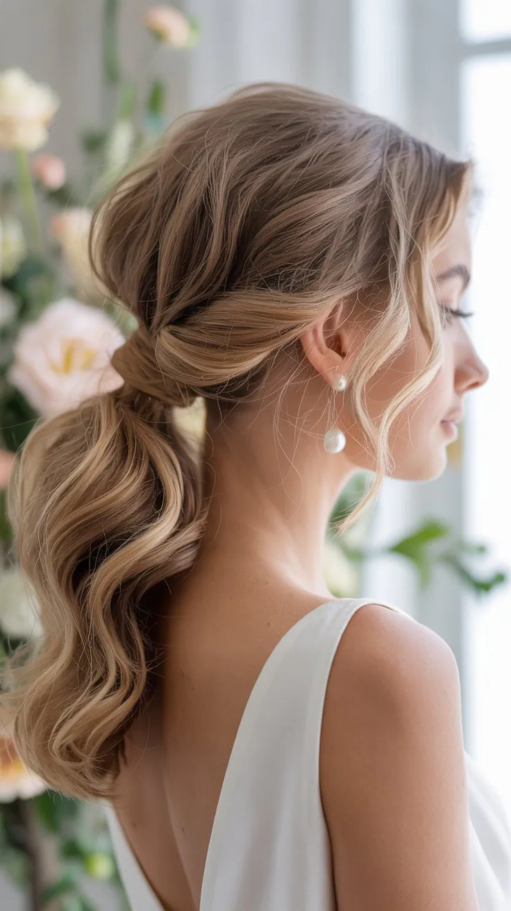 Textured Low Ponytail