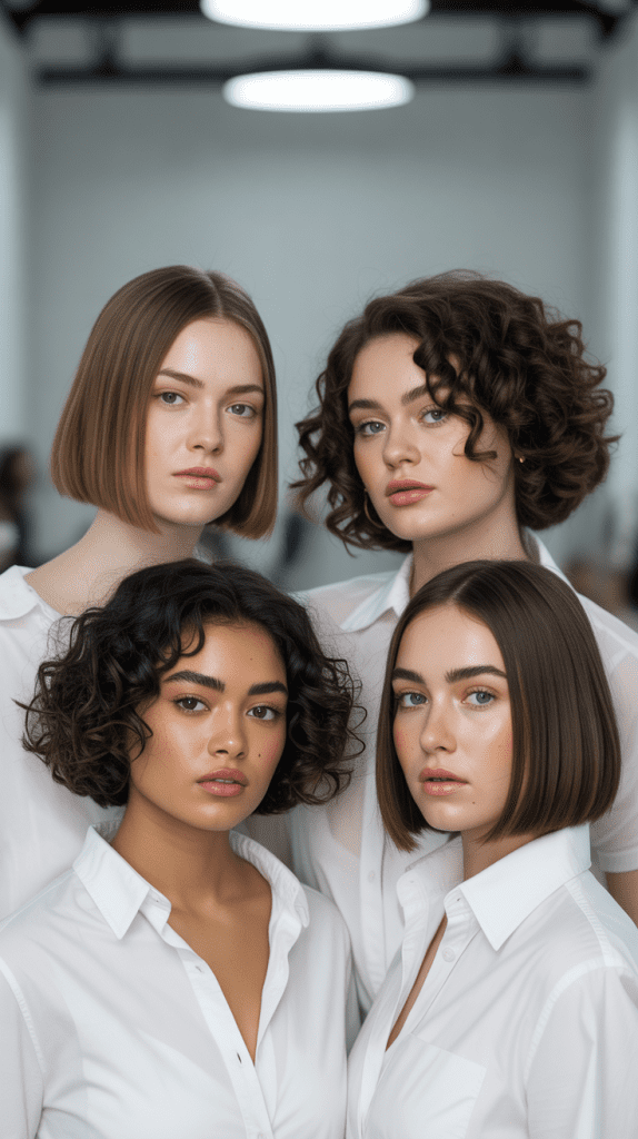  Ear-Length Bob for Different Hair Types