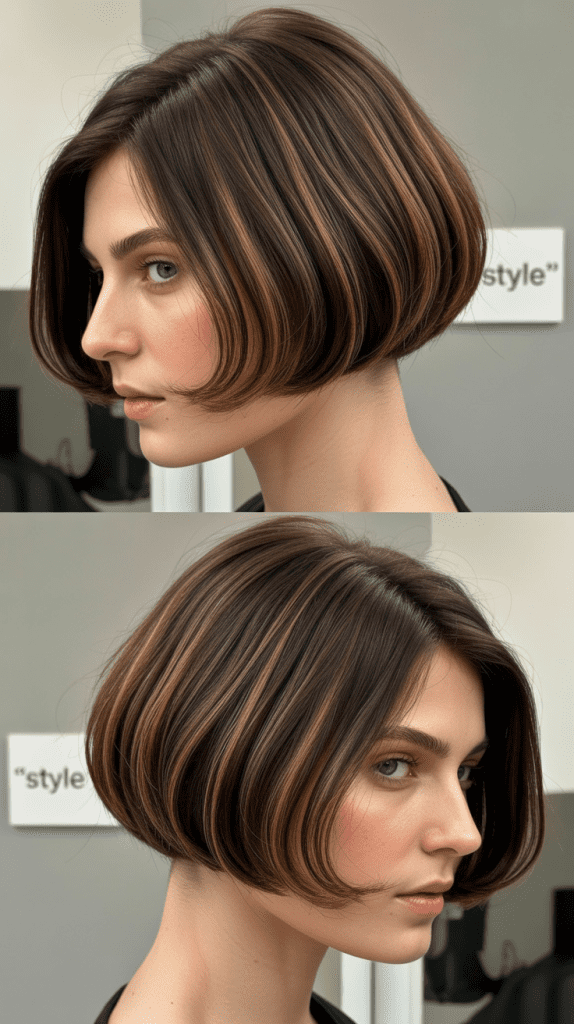 Classic Inverted Bob with Graduated Layers