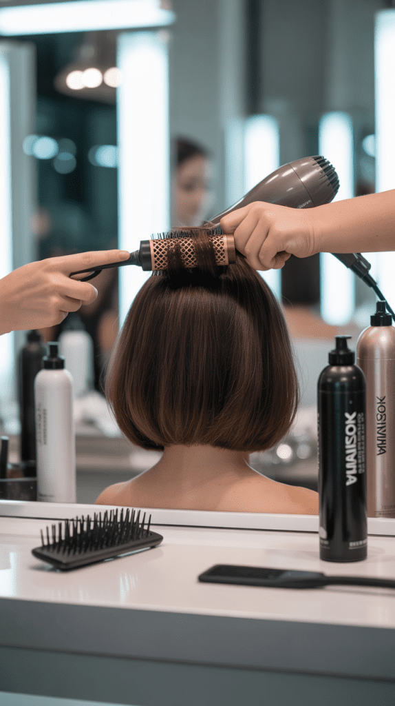 Ear-Length Bob Styling Techniques