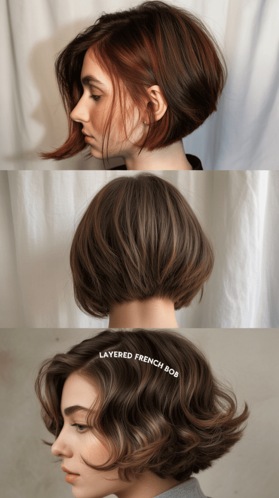Customized Layered French Bob